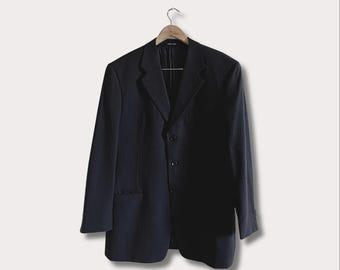 Vintage Giorgio Armani Collezioni Men's Herringbone Jacket , Size