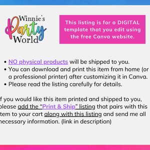 Splash Pad Birthday Party Invitation: Editable Digital Evite (Instant Download) image 2