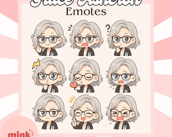 Grace Ashcroft Resident Evil Requiem Gaming Streamer Twitch Discord YouTube Emote Pack