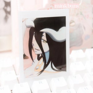 Albedo Waifu Overlord Polaroid