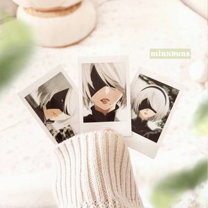 2B Nier Anime Waifu Polaroids