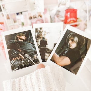 Leon Kennedy Costume Halloween Autumn Gift Resident Evil Polaroids