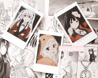 Kakegurui Gambling Anime Girls Polaroids