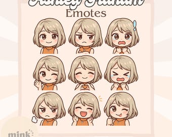 Ashley Graham Resident Evil 4 Remake Gaming Streamer Twitch Discord YouTube Emote Pack