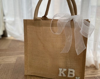 Personalised Jute Bag | Personalised Gift Bag | Personalised Gift | Personalised Wedding Bag | Personalised Bridesmaid Bag |