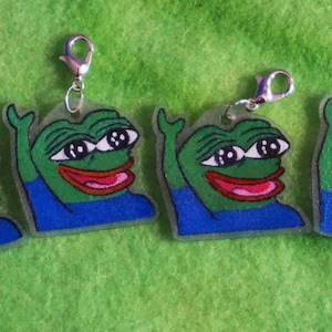 PeepoHey Emote Charm