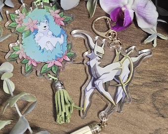 Legendary Double Sided Tasseled Keychains