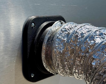 Diesel Heater Wall Port | Portable Camper Heater Pass Through | RV, Cargo Trailer & Van Wall Mount | Overland Camping | Ice Fishing Shelter