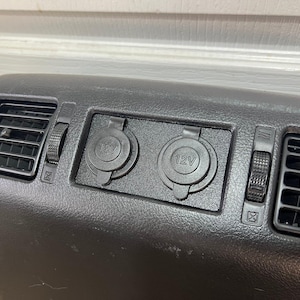 Toyota Tundra Center Console Dual 12V Replacement Panel 2014-2021 Tundra Crewmax