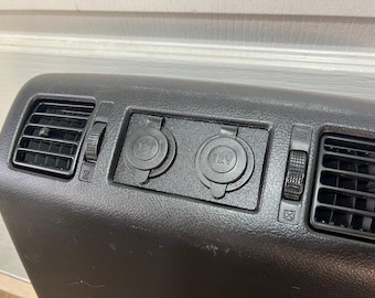 Toyota Tundra Center Console Dual 12V Replacement Panel 2014-2021 Tundra Crewmax