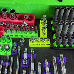 Magnetic Socket Adapter Holder – Adapter Set Organizer for Toolboxes image 10