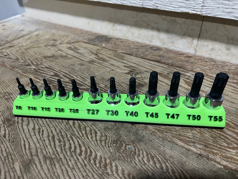 Torx Socket Holder 3D Printed Harbor Freight Icon Toolset Mechanic