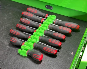 Magnetic Screwdriver Holder – Modular Screwdriver Organizer for Toolboxes