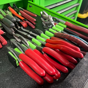 Toolbox Modular Pliers Holder 3D Printed Sets - Organize all your Pliers - Magnetic Plier Organization