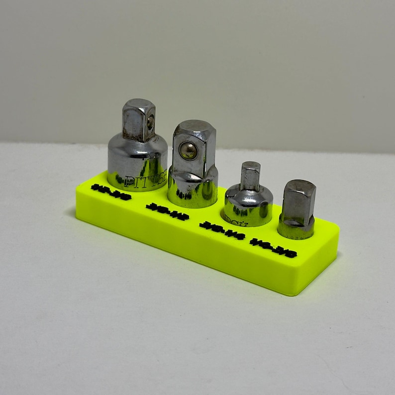 Magnetic Socket Adapter Holder – Adapter Set Organizer for Toolboxes image 5