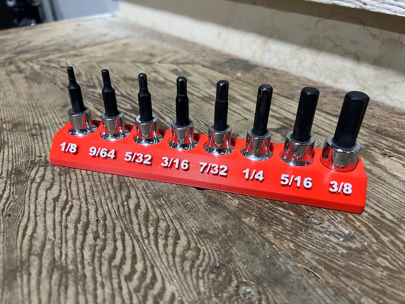 Allen Head Socket Holder 3D Printed Harbor Freight Icon Mechanic