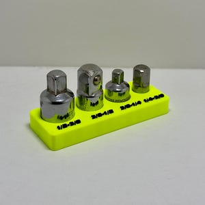 Magnetic Socket Adapter Holder – Adapter Set Organizer for Toolboxes image 9