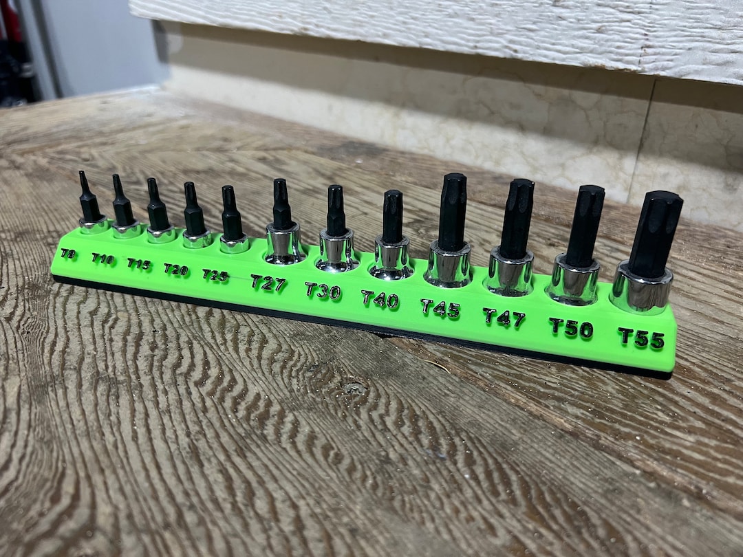 Torx Socket Holder 3D Printed Harbor Freight Icon Toolset Mechanic