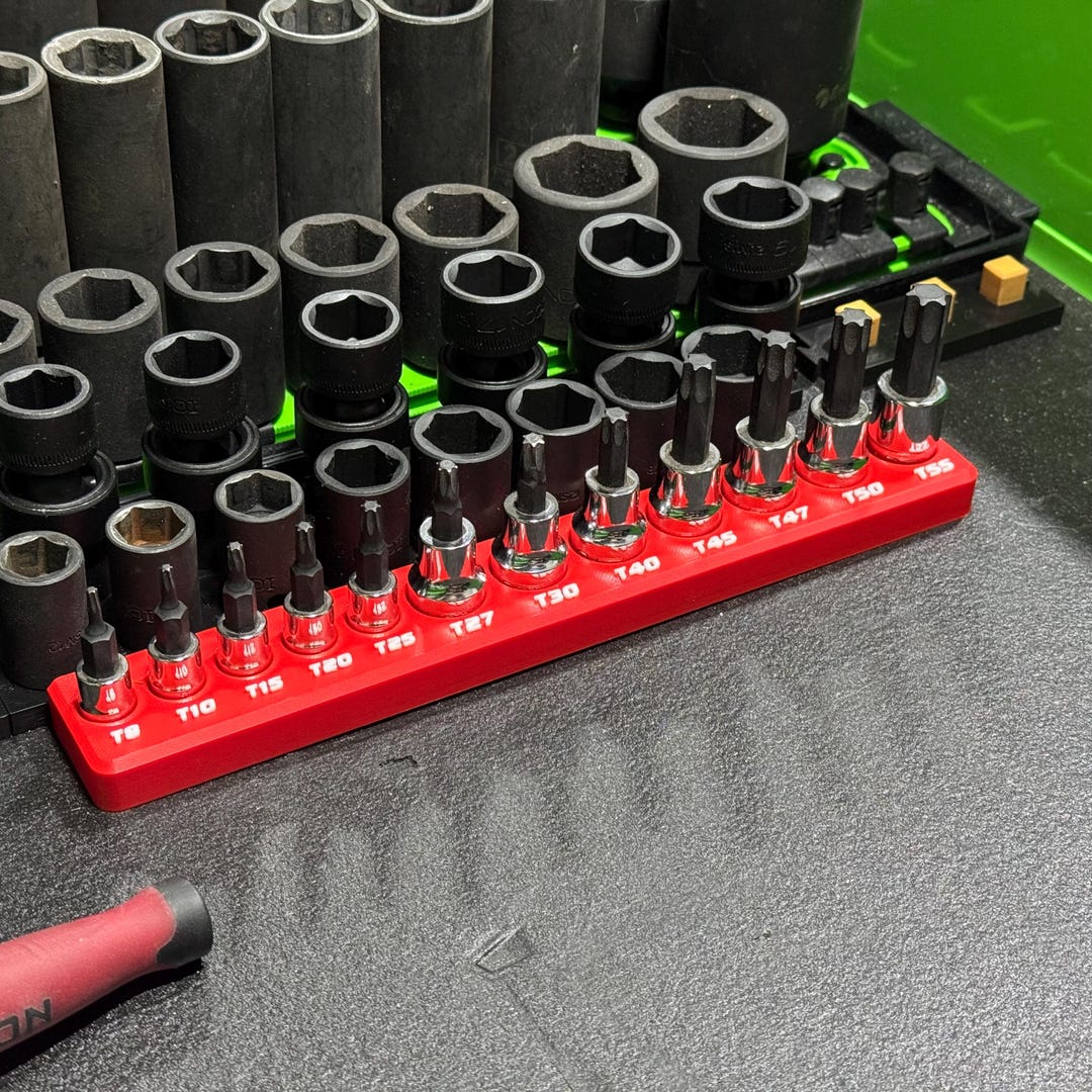 Magnetic Torx Socket Holder – Torx Bit Organizer for Toolboxes - Etsy