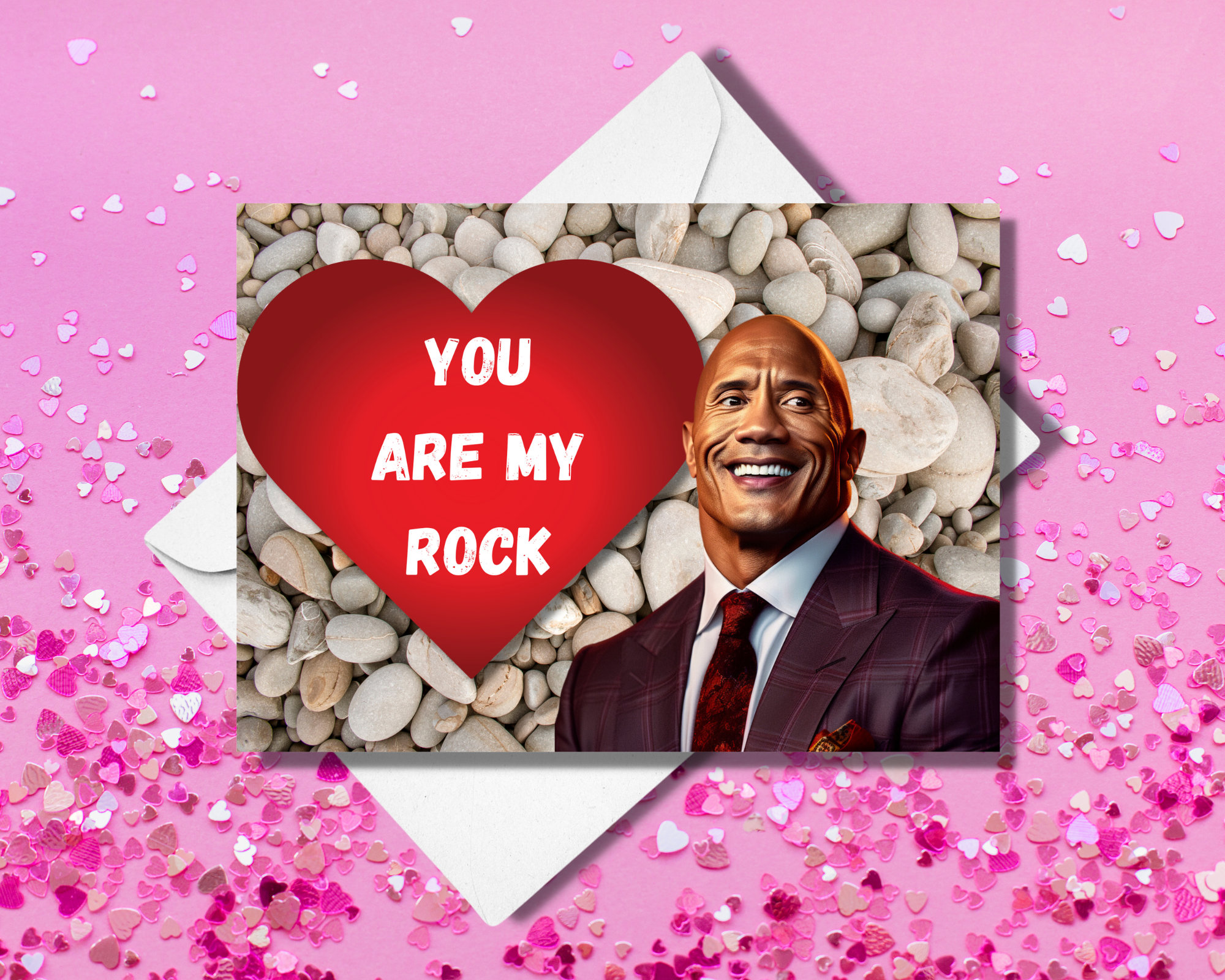 You Are My Rock - Valentine's Day - Dwayne Johnson - Funny Love