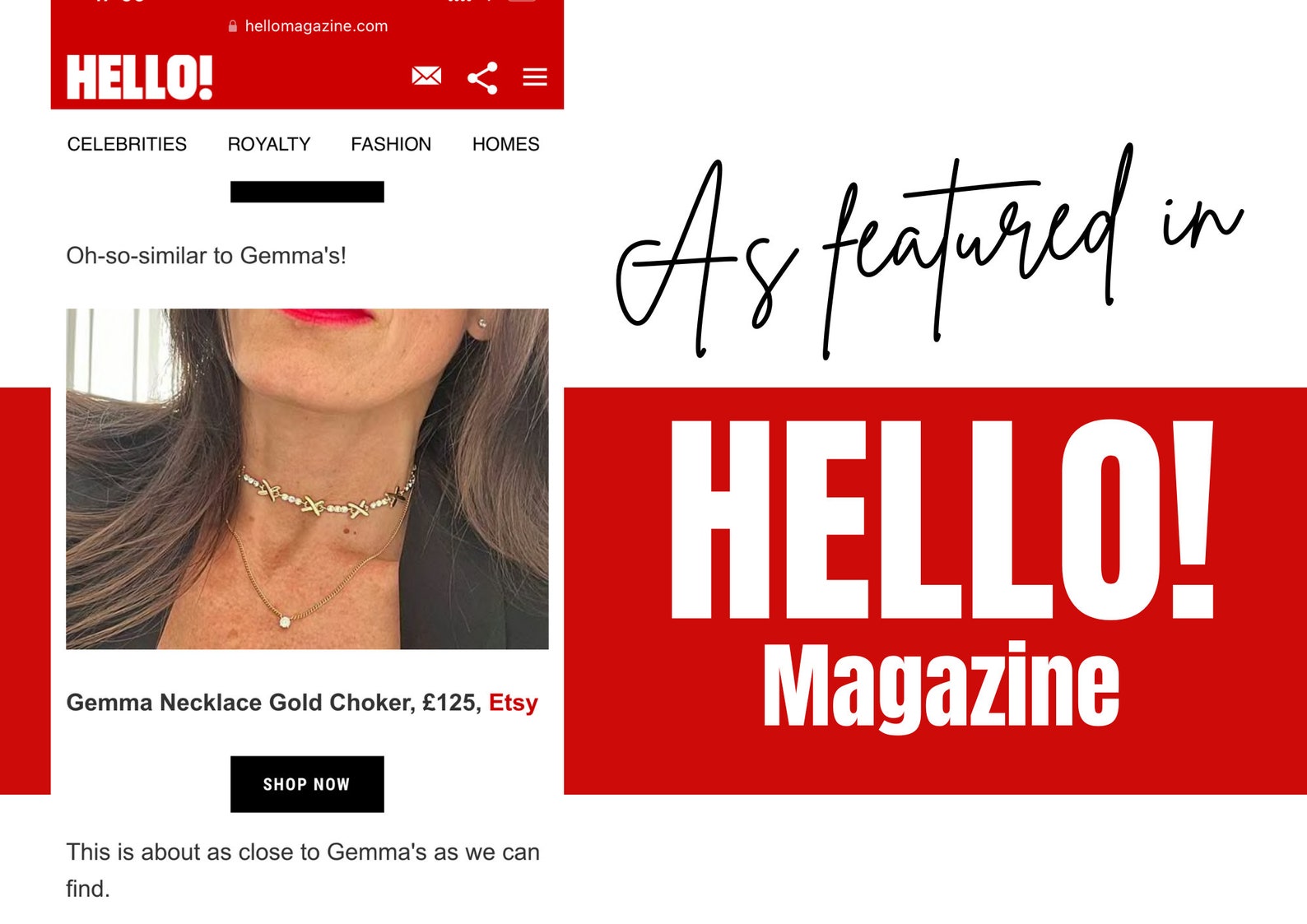 Gemma Necklace Gold Love Island Necklace Kiss Cross Choker Etsy UK