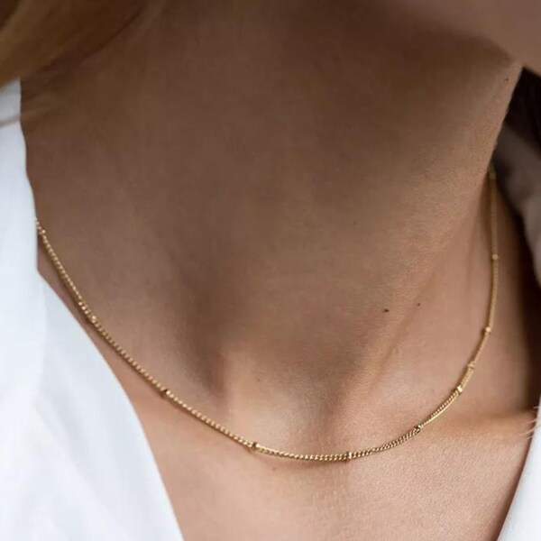 Gold Ball Chain Etsy UK