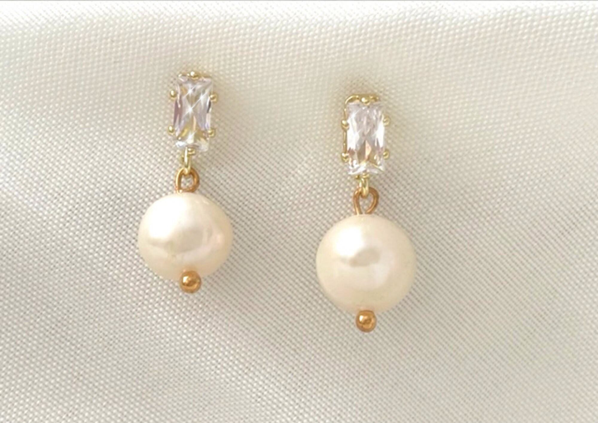 Real Pearl Earrings - Etsy UK