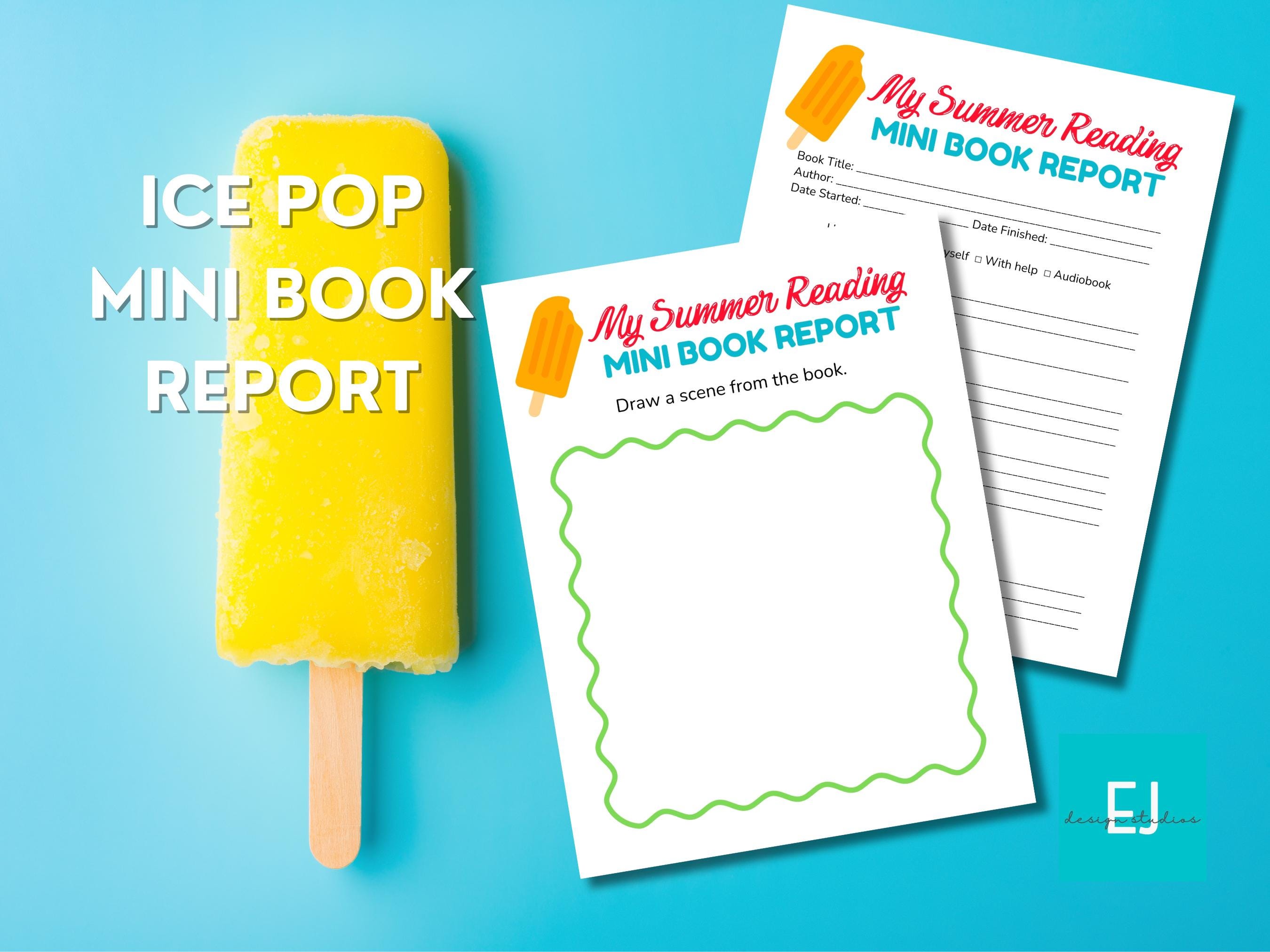 Summer Reading Book Report: Kids Printable Worksheet (PDF) - Etsy