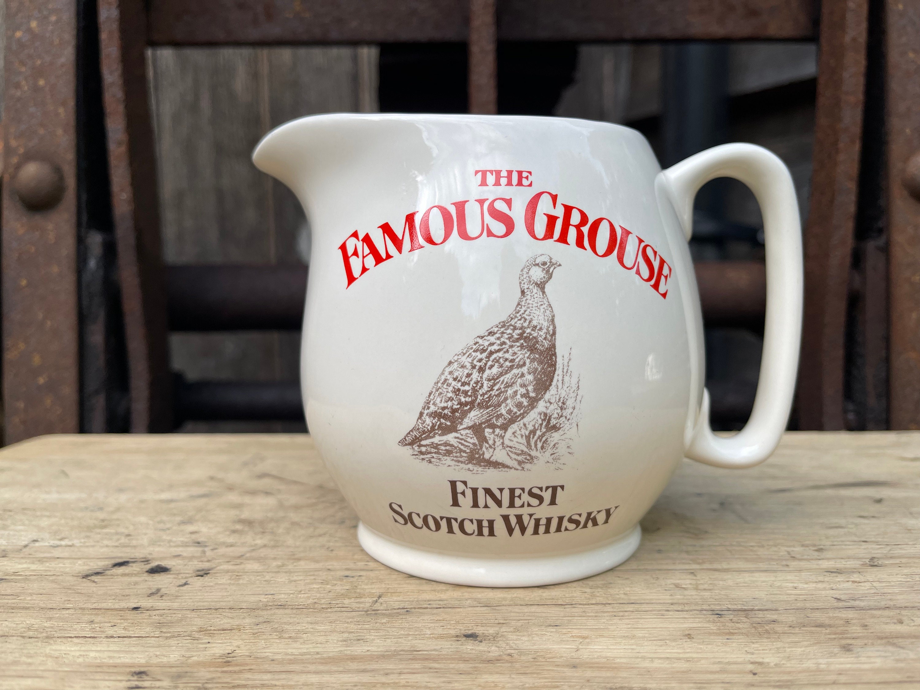 The Famous Grouse Scotch Whisky Water Jug Etsy UK