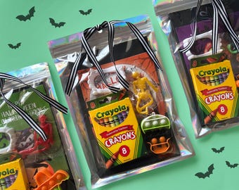 Halloween Activity for Kid spooky party favor Halloween gift bag Halloween art DIY kit for kid Halloween kid gift art activities coloring