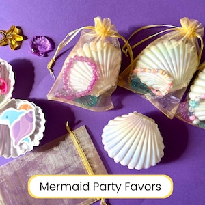 Mermaid Party Favor Gift Set Shell Theme Party Supply Kid Gift Beach Theme Birthday Party girl Goody Bag party Mermaid theme party ocean