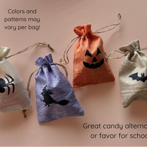 Halloween Favor Bags Halloween class favors Halloween kids favors for classroom treats for Halloween kids favor trick or treat bag school