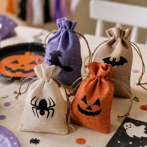 Halloween Favor Bags Halloween class favors Halloween kids favors for classroom treats for Halloween kids favor trick or treat bag school