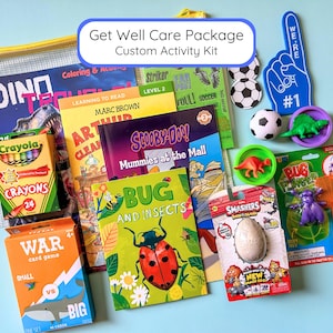 Get Well Care Package for kids Get Well Gift get well soon gift feel better soon gift condolence gift for kids sympathy gifts sending hugs