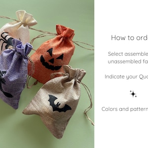 Halloween Favor Bags Halloween class favors Halloween kids favors for classroom treats for Halloween kids favor trick or treat bag school