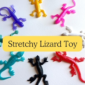Party Favor Kids Stretch toy Lizard toy lizard party favor for kids toy reptile party gift for boys birthday party favor treasure box