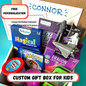 Kids Gift Box idea holiday gift box for kids birthday box for birthday boy gift idea birthday gift for kid birthday girl gifts box gift