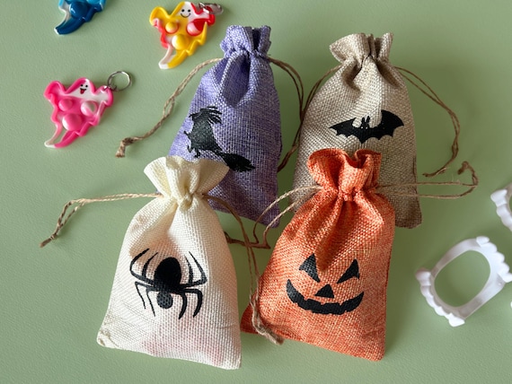 Halloween Favor Bags Halloween class favors Halloween kids favors for classroom treats for Halloween kids favor trick or treat bag school