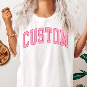 Custom Comfort Colors TShirt, Custom State Tshirt, Custom Text Shirt, Trendy Oversized Vintage Shirts, Personalized Comfort Colors Tee