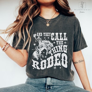 Rodeo Shirt, Retro Rodeo Shirt, Vintage Country Shirt, Western Graphic Tee, Comfort Colors Country tshirt, Cowgirl shirt, Retro Cowboy Shirt