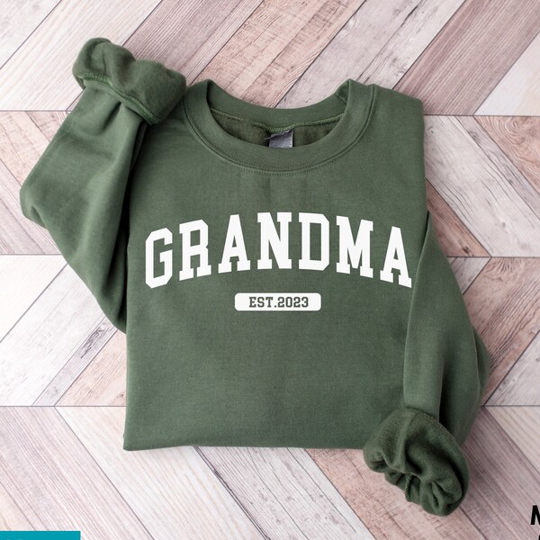 Custom Grandma Est. Sweatshirt: Personalized Granny Gift