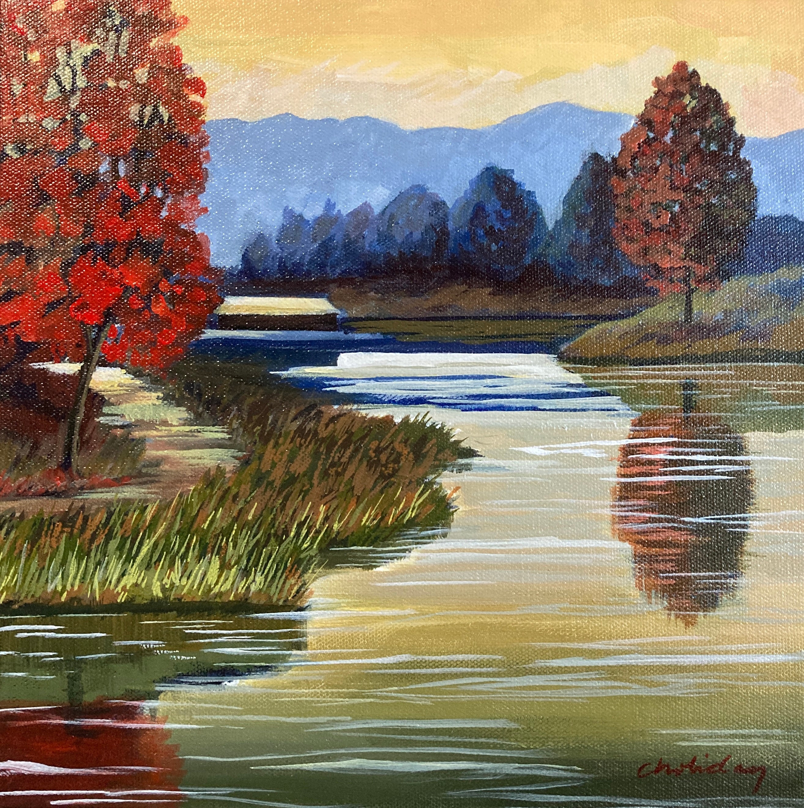 絵画 REVERIE 10 Cliffside Waves Paint by Numbers Kit