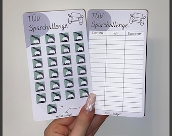 TÜV savings challenge for budget binders | A6 | A5