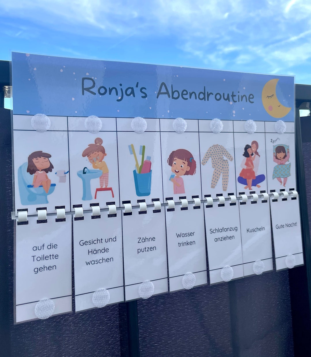 Kinder Abendroutine personalisiert - Etsy.de