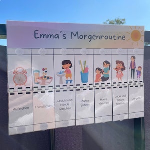 Routine mattutina personalizzata per bambini