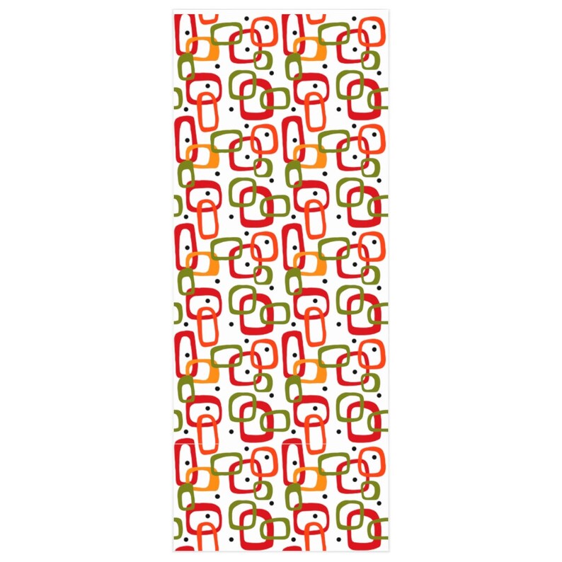 Mid Century Modern Wrapping Paper, MCM Wrapping Paper, Retro Wrapping