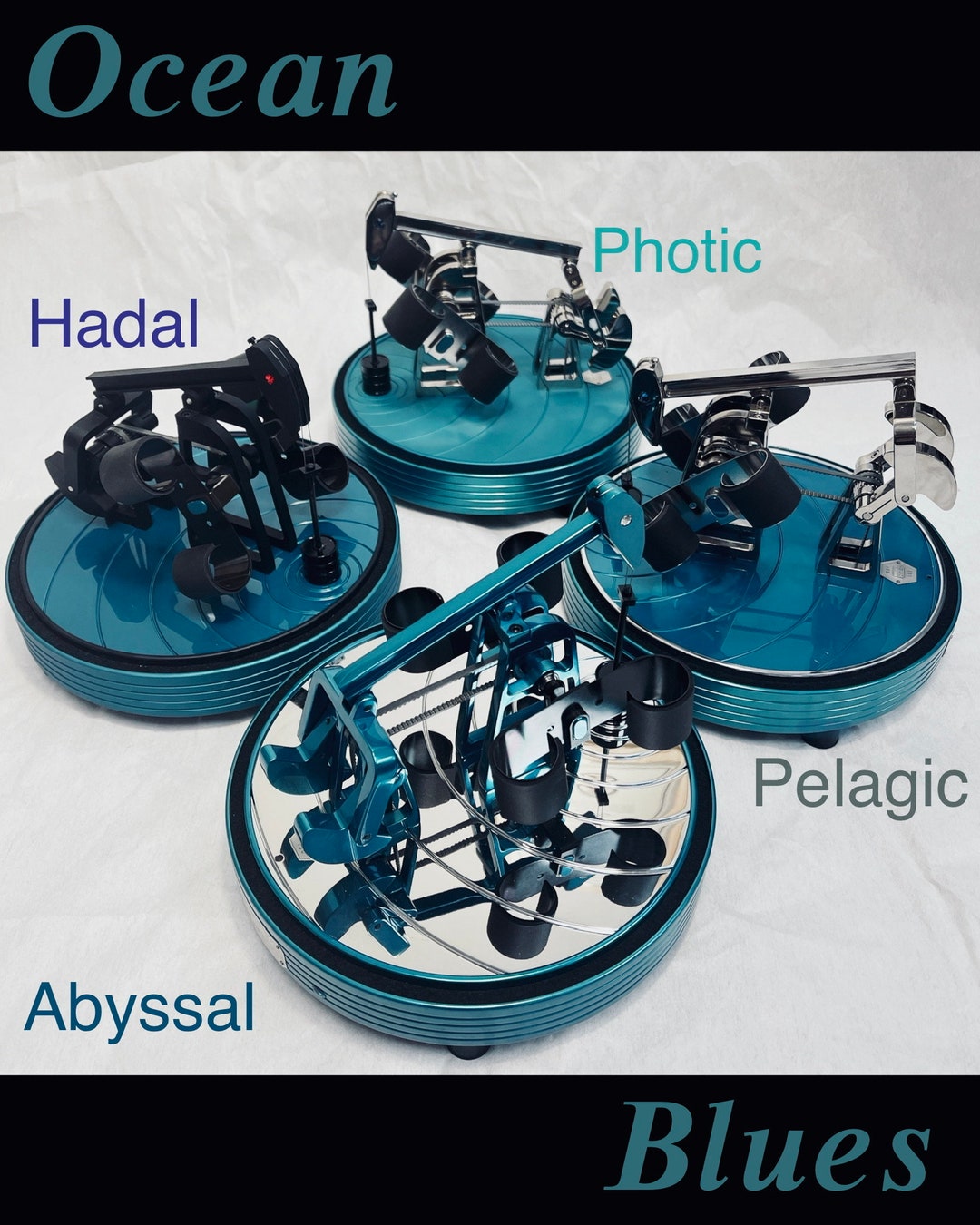 Watch Winder OIL BARON, Industrial Ocean Blues Series