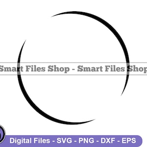 Faded Half Circle #2 Svg, Circle Svg, Decorative Elements Svg, Circle Dxf, Circle Png, Circle Clipart, Circle Files, Circle Eps