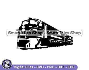 Zug #4 SVG, Zug SVG, Steam Engine Svg, Lokomotive Svg, Zug Dxf, Zug Png, Zug Clipart, Train Files, Train Eps