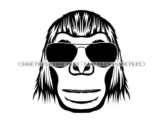 Bigfoot in Sunglasses SVG Bigfoot SVG Sasquatch Svg Cool - Etsy Canada